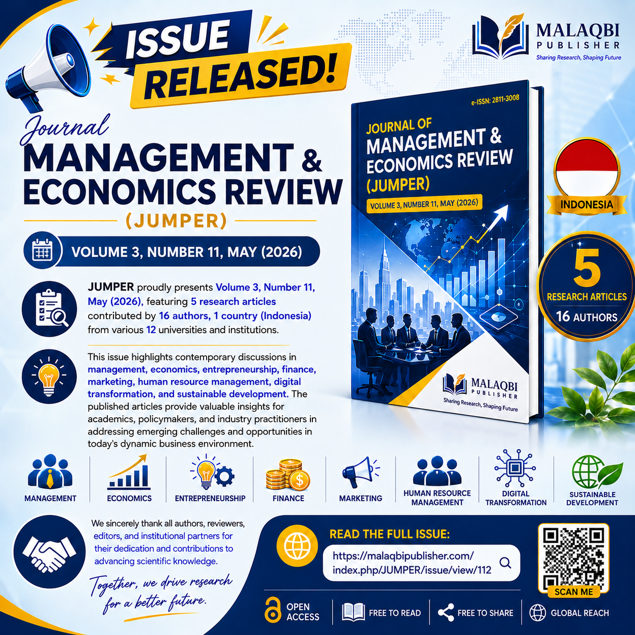 					View Vol. 3 No. 11 (2026): May
				